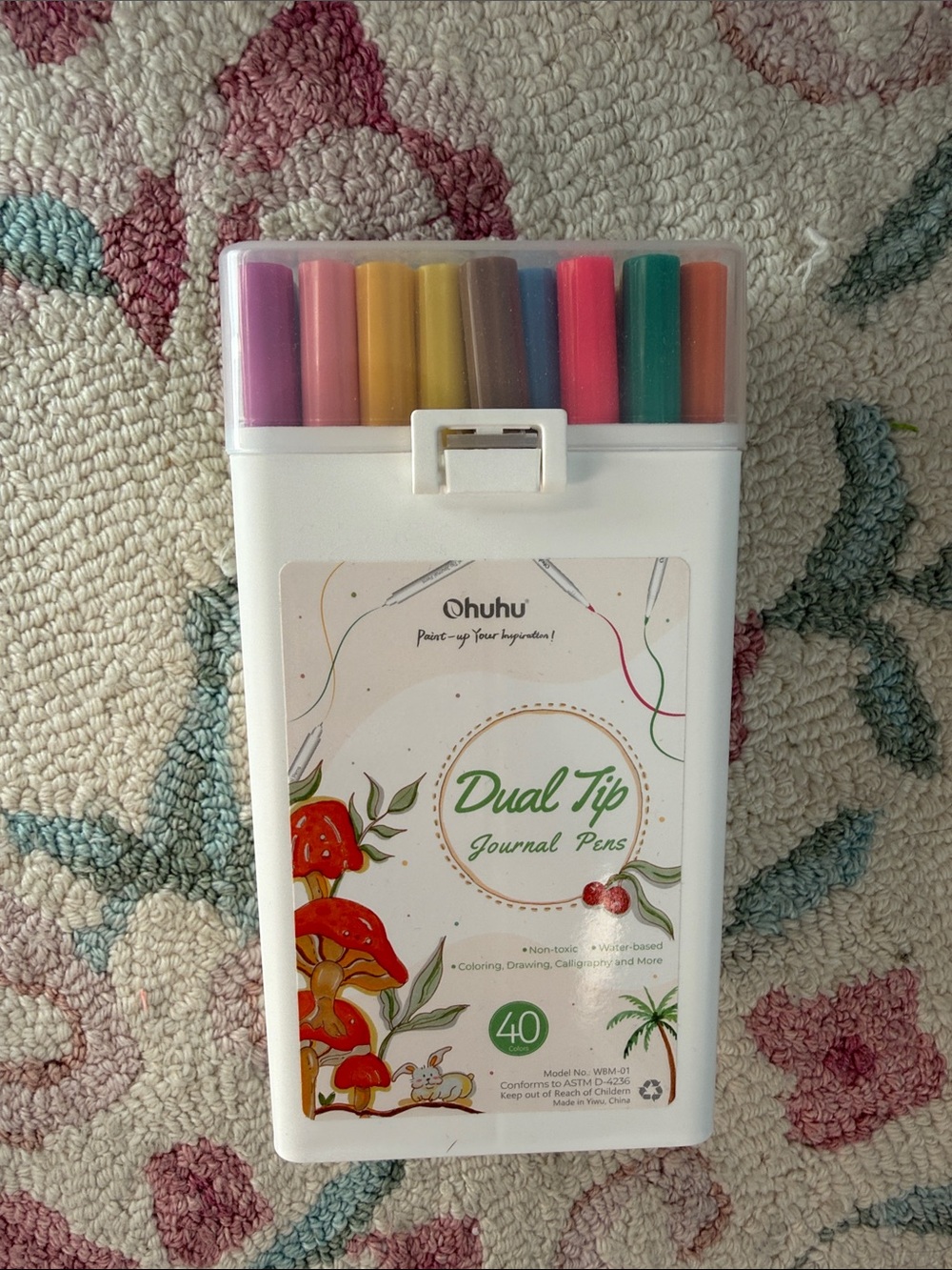 Ohuhu Dual Tip Journal Pens - Pastel Multicolor Set